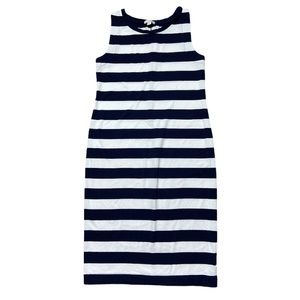 Gap Dress Stripe Navy Blue And White Size XSMALL